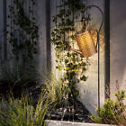 Solarlampe Gartenlampe LED Gie&#223;kanne Gold Design Erdspie&#223; Solar Gartenleuchte
