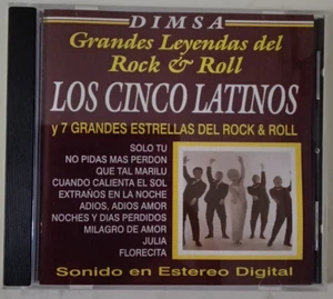 LOS CINCO LATINOS Y 7 GRANDES, FEAT, ENRIQUE GUZMAN, 2004 MEXICAN CD ALBUM - Picture 1 of 3