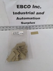 WEIDMULLER TAN END PLATE AP ASK1, LOT OF 37 - Picture 1 of 6