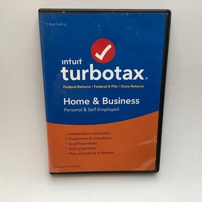 Turbotax Home & Business TY2018 H&B Federal State E-File CD SKU#606094 - Image 1 of 4
