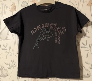 Girls Age 8-9 Years - M&S Short Sleeved Top - Picture 1 of 2