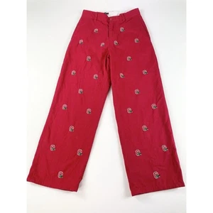 Pennington & Bailes Stadium Pants Boy’s Sz 10 Ohio State Buckeyes Red - Picture 1 of 14