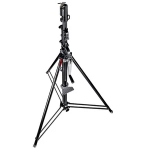 Geared Wind-Up Stand with Safety Release Cable, Black Chrome - Imagen 1 de 5