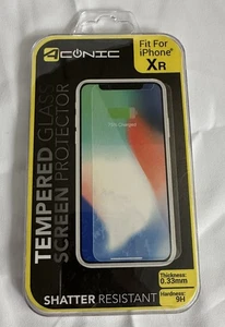 Iconic Hartglas Displayschutzfolie für iPhone XR 9H Härte 0,33 mm - Bild 1 von 2
