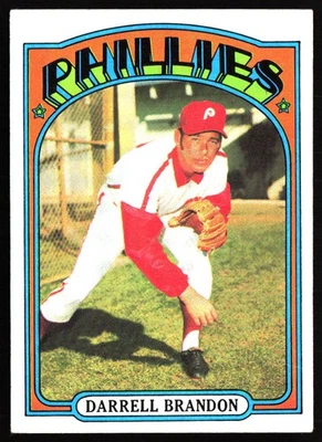 1972 Topps #283 Darrell Brandon - Image 1 of 2