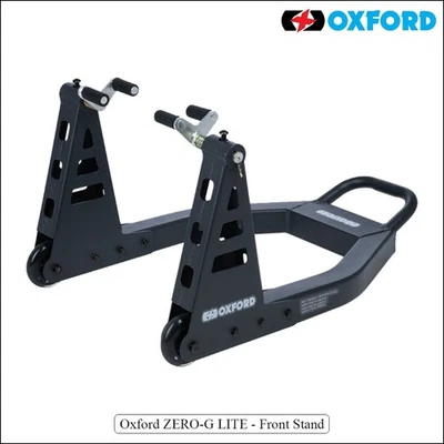Oxford ZERO-G LITE Front Motorcycle Paddock Stand Heavy Duty Aluminium 300 kg - Image 1 of 4