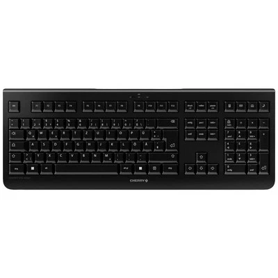 CHERRY KW 3000 Kabellos Tastatur Deutsch, QWERTZ Schwarz Geräuscharme Tasten, - Bild 1 von 4