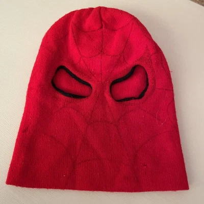 Máscara de esquí tejida cara completa Spider-Man de colección sombrero Marvel 1978 Foto 1 de 4