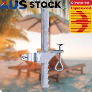 Balcony Umbrella Stand Space-Saving Table Parasol Stand for Railing/Patio/Chairs - Picture 1 of 11