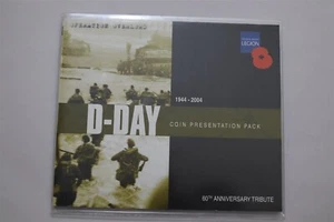 🧭 🇬🇬 GUERNSEY 5 POUNDS 2004 - D D DAY MINT SET B78 #246 MESA - Bild 1 von 5