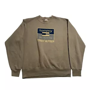 Vintage USA Jerzees Sweatshirt Jumper Tommy Hilfiger Collection Pullover Medium - Imagen 1 de 10