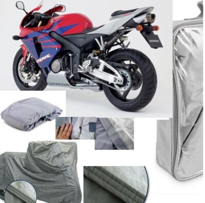 TELO COPRIMOTO TELATO FELPATO HONDA CBR 600 RR ANNO 2006 IMPERMEABILE ANTIGRANDI - Immagine 1 di 4
