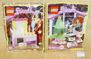 LEGO Sets Friends 561502-1 Dressing Table & 561412-1 Christmas Tree SEALED FOILS - Picture 1 of 4