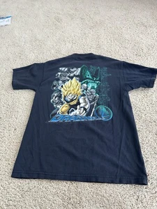 2000s Vintage Dragon Ball Z Cell Saga Saiyans Size Large T-shirt- From PC - Picture 1 of 13