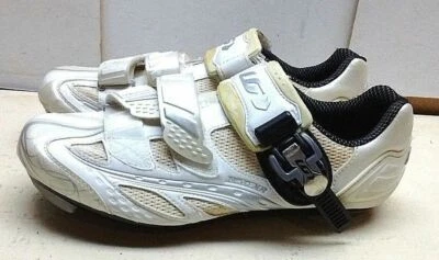 LOUIS GARNEAU Ergo Air 2 Pernos Blanco Botines Bicicleta Ciclismo Carreras Hombres Zapatos 6.5M 41 Foto 1 de 4