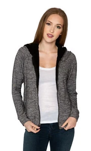 Velvet by Graham & Spencer Rochelle Cozy Jersey Fleece Lined Hoodie - Picture 1 of 5