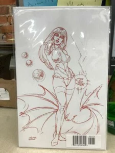 VAMPIRELLA DARK POWERS #3 LINSNER CRIMSON RED LINE rare - Picture 1 of 2