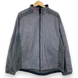 Men’s Polo Sport Ralph Lauren Jacket Size L Grey Fleece Lined PSRL Windbreaker - Picture 1 of 14