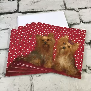 Only Dogs Note Cards Thank You Cards The Twins Fancy Dogs Matching Lot Of 5 - Picture 1 of 6
