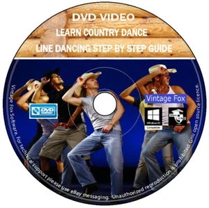 Beginners Step By Step Easy Guide Line Dancing Learn Country Dance DVD Video + - Picture 1 of 4