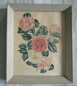 Stampa artistica floreale con cornice vintage Lila Moore Keen 12" x 10" - Foto 1 di 5
