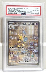 Pokemon TCG Alakazam ex SIR 201/165 SV English Pokemon 151 PSA 10 - Picture 1 of 1