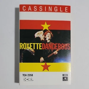 ROXETTE - 'Dangerous' 1989 Cassingle Cassette Tape Single AUST. PRESSING, EMI - Picture 1 of 4