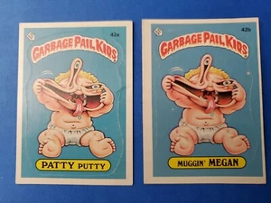 Patty Putty 42a and MUGGIN MEAGAN 42b 1985 Topps GPK 2 (Glossy) OS2 - Picture 1 of 12