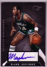 2010-11 Elite Black Box Signatures #166 Mark Aguirre Autograph /149