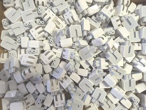Lot of 50 - Genuine Apple MagSafe Wall Adapters DUCKHEAD 2 PRONG PLUG 125V - Picture 1 of 4