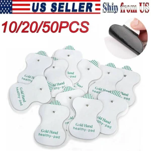 10-50pcs Snap On Replacement Pads Pulse Therapy Massager & Electrode Tens Unit - Picture 1 of 12