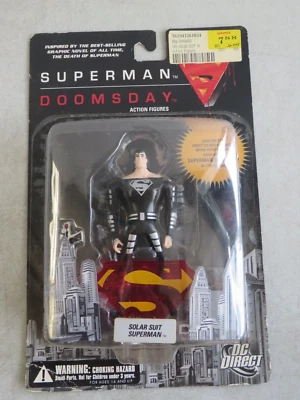 SEALED MOC SUPERMAN DOOMSDAY SOLAR SUIT SUPERMAN ACTION FIGURE DC DIRECT - Image 1 of 2