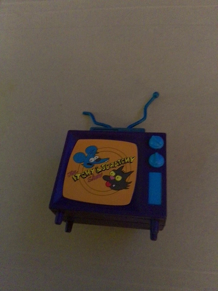 Figura de acción de colección de Los Simpson TV The Itchy & Scratchy Show! (Leer) Foto 1 de 4