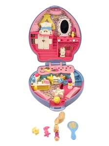 Juego completo de pelo Polly Pocket Vintage Bluebird Toys 1995 Super Star Happenin’ - Imagen 1 de 15
