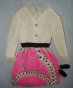 Mod Era Barbie Doll PRETTY POWER #1863 Pink & White Dress Mattel 1969 - Bild 1 von 5