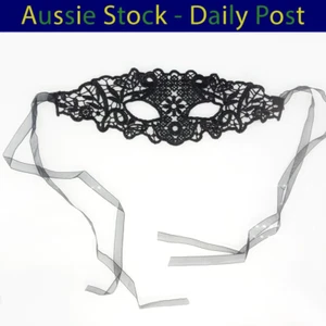 Eye Mask Venetian Lace Masquerade Ball Halloween Party Fancy Dress Costume - Picture 1 of 3