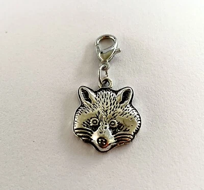 DIJE MAPACHE Clip en Dije con Cierre de Langosta para Joyería, Marcador de Puntada, Tirador de Cremallera Foto 1 de 3