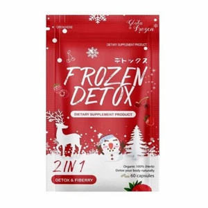 Frozen Detox 2 in 1 Detox with Psyllium Husk & Garcinia - 60 capsules - Picture 1 of 3