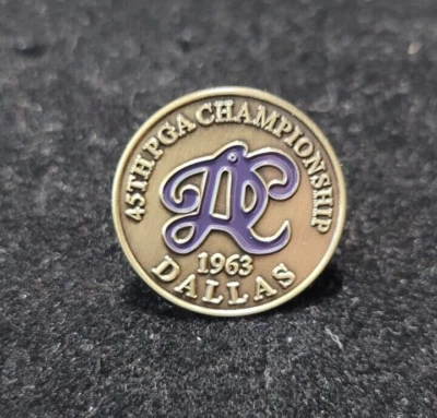 Marcador de pelota de golf 1963 PGA Championship 1" Dallas Athletic Club Jack Nicklaus Foto 1 de 2