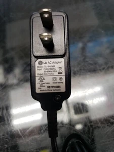 LG TA-P02WR AC Adaptor Power Supply Cellphone Charger Output 5V 1A FREE SHIP - Picture 1 of 4