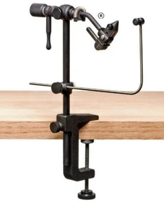RENZETTI SALTWATER TRAVELER 2300 ROTARY FLY TYING VISE C-CLAMP BASE RIGHT HANDED - Picture 1 of 2