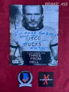 Richard Brake autografiada foto firmada 8x10 3 de Hell Beckett certificado de autenticidad Rob Zombie - Imagen 1 de 4