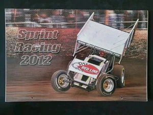 2012 Sprint Car 12-Month 11" x 17" Calendar, Kruseman/Clauson/Pittman/Saldana - Picture 1 of 15