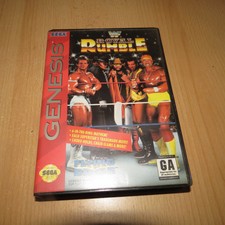 WWF ROYAL RUMBLE WRESTLING SEGA GENESIS BOXED AND MANUAL