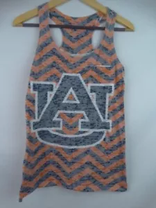 Auburn University Tigers Blue 84 Women's Tank Top Small Sleeveless Shirt UA - Picture 1 of 5