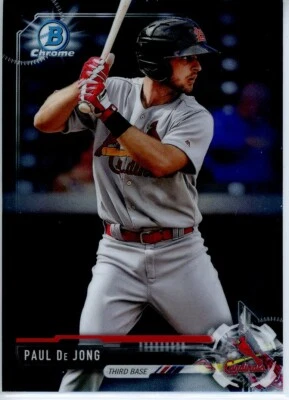 2017 Bowman Chrome Prospect #BCP26 Paul DeJong Cardinals - Image 1 of 2