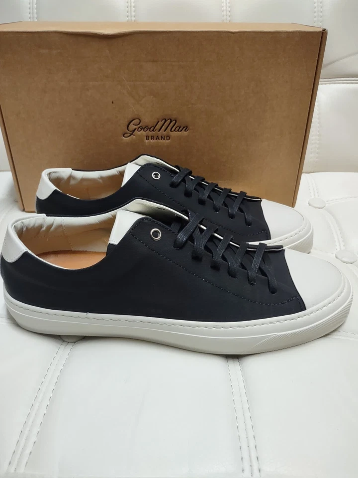 Goodman Brand Shoes Legacy Lo-Top Nylon Leather G124-120016-A Black Mens 9.5