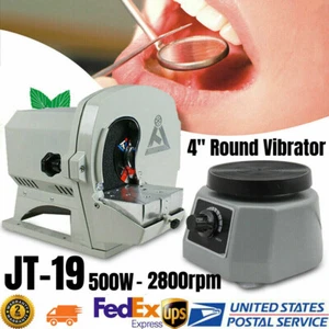Máquina abrasiva modelo húmedo dental rueda de disco equipo de laboratorio + vibrador de 4" - Imagen 1 de 12