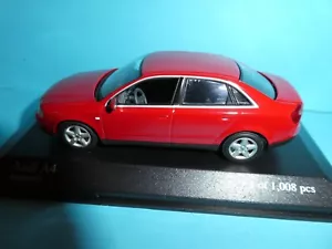 Audi A4 with Black Trim Minichamps limited to 1008 pcs 1:43 scale - Picture 1 of 6