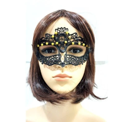 Encaje Mascarada Máscara Floral Máscara de Ojos Elegante Vestido Disfraz Elegante Foto 1 de 4